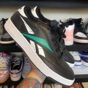 Black Reebok Club C 85 Vector